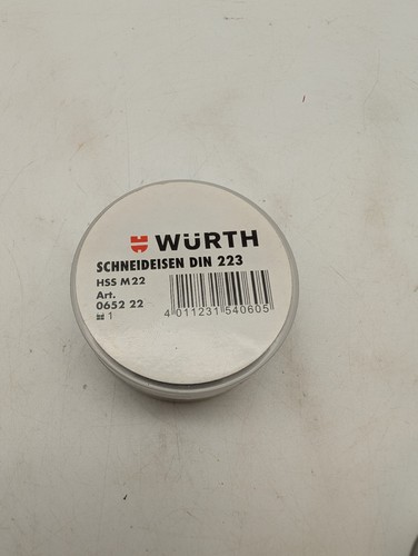 Würth schneideisen hss - schneideisen, m22