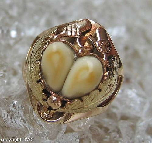 Ring mit grandeln grandel - ring,