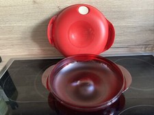 Tupperware MicroFix Behälter oval  1,5 L rot tupper mikrowelle tupper?????