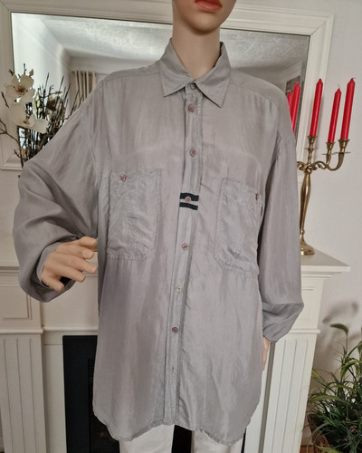 Arpino herren hemd - 100%, seide