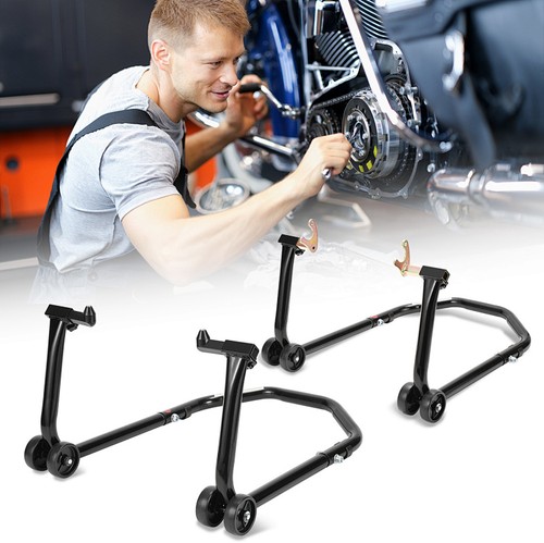 Schwarz motorradständer - schwarz,