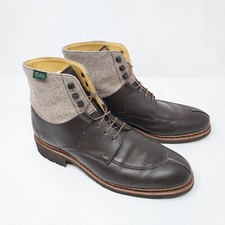 Paraboot Beaumont NST Split-Toe Derby Boot Norweger Dunkelbraun/Grau EU 39 UK 6