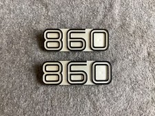 Ducati Schriftzug"860"silber/schwarze Schrift Königswelle NOS original rar