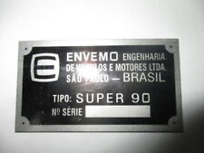 Typenschild Schild für VW Käfer basierenden Envemo Super 90 s76 s91