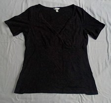 T-Shirt schwarz Gr. L von H&M MAMA