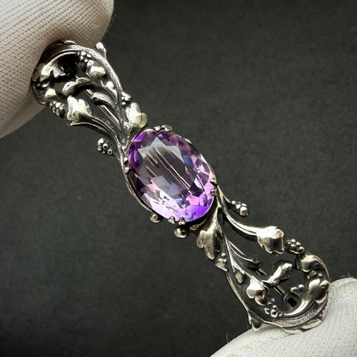 Jugendstil brosche 900 silber - jugendstil,