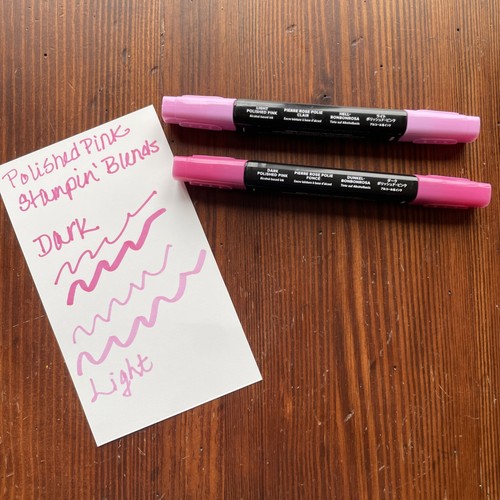 Stampin polished pink - up!,