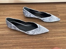 neu ♛ DOROTHEE SCHUMACHER ♛ Ballerinas Pumps grau Samt Gr. 40 NP 499,-