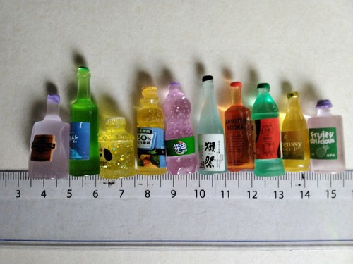 Miniatur flaschen kunststoff - flaschen,