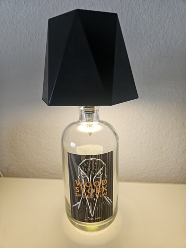 Flaschen tischlampe mit touch - flaschen-tischlampe,