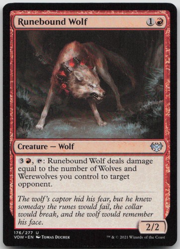 Runebound wolf 176 - runebound, #176