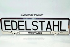 1x MUSTANG kennzeichenhalter
