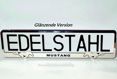 Mustang kennzeichenhalter - 1x,