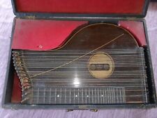 ZITTER mit KOFFER  ca. 19 Jahrhundert