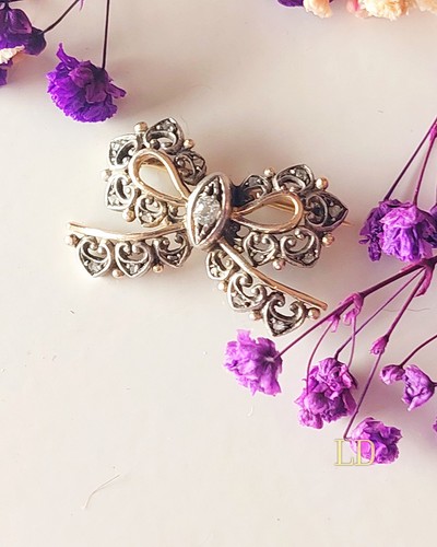 Pretty brosche antik gold - 🎀pretty:,