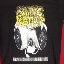 URINE FESTIVAL GOREGRIND BAND T SHIRT EXTREME METAL SPLATTER GR S NAUSEABOND TEE