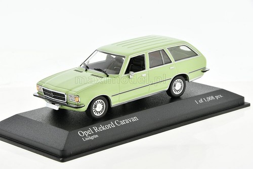 Opel rekord caravan green - caravan,