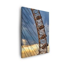 Leinwand-Bilder Architektur Malerische Karussells im Vintage-Stil Größe 30x40 cm