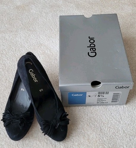 Gabor veloursleder pumps - veloursleder,