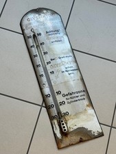 Glysantin Thermometer Emailschild Tankstelle ESSOLUB STANDARD D.A.P.G.