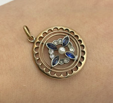 Antiker Anhänger vergoldet