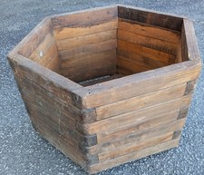 Übertopf, Holz-Blumentopf