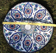 Sehr groß Keramik Wandteller