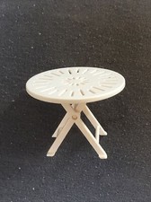 Schleich 42519 Campingtisch Küchentisch Bistrotisch rund weiss x