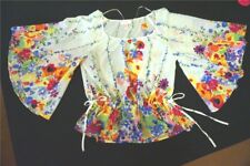 ❤️H&M Garden Collection bunt Tunika Bluse 36/38 Blüten Chiffon Fledermaus w.NEU