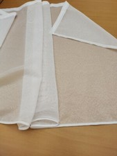  Gardinen Weiß ohne MUSTER B