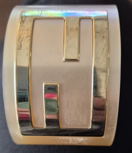 Fendi zucca cuff bracelet - cuff, aus