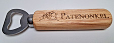 Flaschenöffner Holz Patenonkel Geschenk Buddel bei die Fische