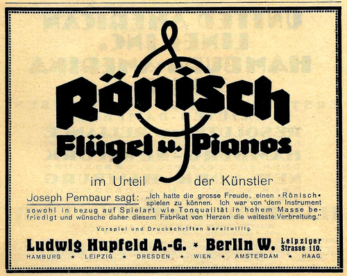 Anzeige reklame 1922 - anzeige/reklame, rÖnisch