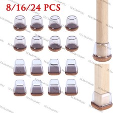 24x Fußkappen mit Filz