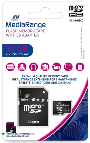 Mediarange micro sdhc - mediarange, karte