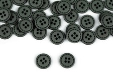 4)  10 Knöpfe Kunststoff 11