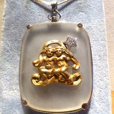 Vintage 18k Weiß Gelbgold