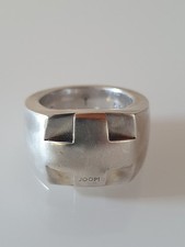 Massiver schwerer Designer Ring 925er Silber Ring, JOOP! Bandring, Kreuz, Gr. 55