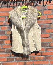 Orsy Weste braun Fell weich GR. 40 Wildleder/ Fell (Fake)