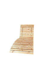 Waldsofa Wellenliege Sonnenliege Holzliege Gartenliege Wellnessliege
