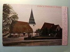 AK Vierlanden bei Hamburg Kirche 1915 gelaufen 1916 Feldpost