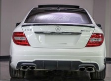 Sportauspuff + Heckdiffusor für Mercedes C-Klasse W204 Facelift AMG-Line ab 2011