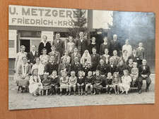 Postkarte AK Foto Metzgerei friedrich Krön Schniegling Nürnberg FS