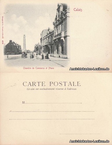 Cpa calais straßenpartie - cpa,