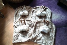 Ostern * Stuhlhusse * 4 Stück * Plüschig