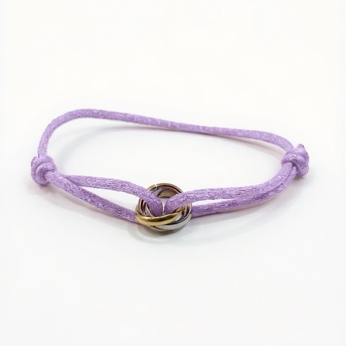 Trinity bracelet lila - lila, armband