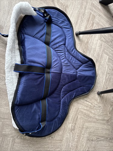Blaue bareback schabracke mit - blaue,