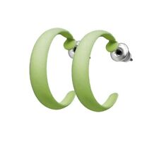 1 paar Creolen in schönen Sommerfarben Ohrringe pastell rot weiß schwarz blau