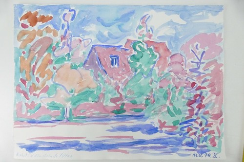 Wilhelm klußmann aquarell - wilhelm,