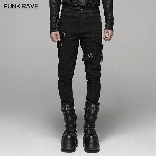 Punk rave men black - rave, men's